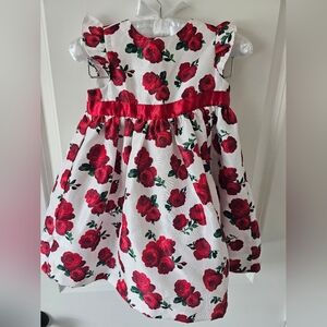 Gymboree Red Floral Kids Dress